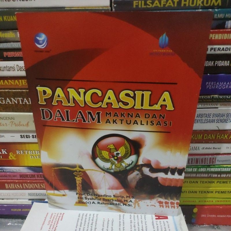 

Pancasila dalam makna dan aktualisasi oleh Ngadino Surip Syahrial Syarbaini