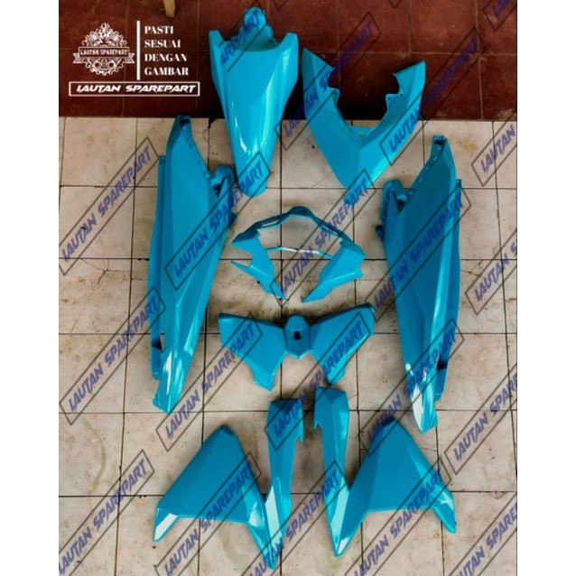 FULL BODY HALUS HONDA VARIO 125 / 150 LED LAMA OLD 2015 - 2017 Biru Muda Glossy