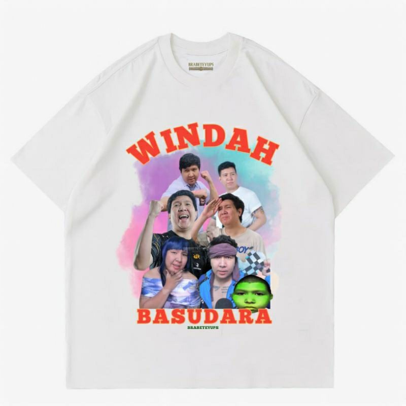 T-SHIRT | WINDAH BASUDARA | KAOS BAJU DISTRO VINTAGE WINDAH BASUDARA | HITAM PUTIH | ATASAN | CONCEP