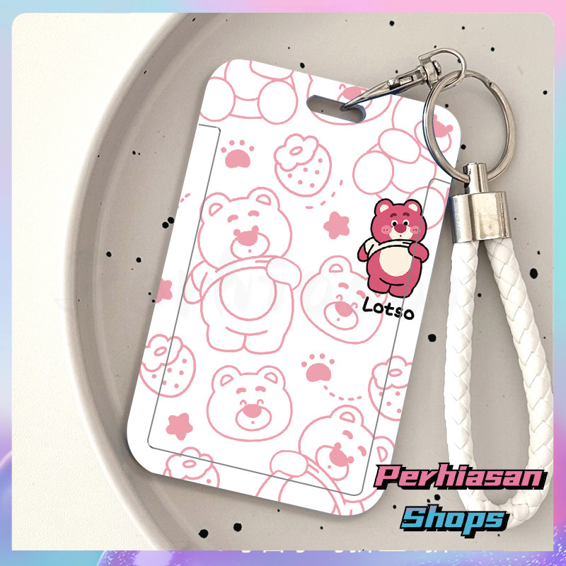 

ID CARD HOLDER MOTIF KAWAII TEMPAT KARTU PHOTOCARD PHOTO CARD Dilengkapi Dengan Tali Tangan Berkualitas Tinggi Mendukung Diskon Untuk Pembelian Grosir, Beruang Stroberi, Winnie, dan Anjing Pac-Man yang lucu