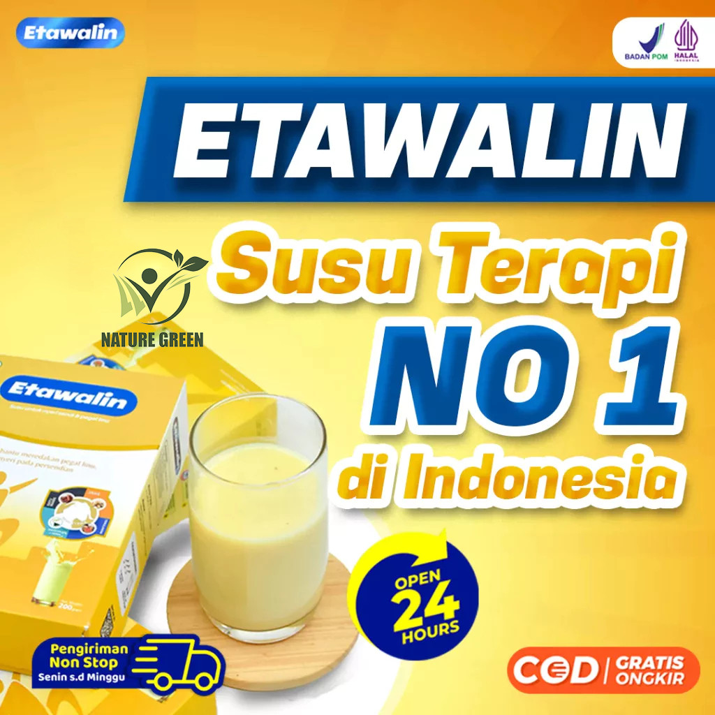 

Susu Etawalin : Meringankan Nyeri Sendi dengan Kombinasi Nutrisi dan Rempah Isi 200 Gram
