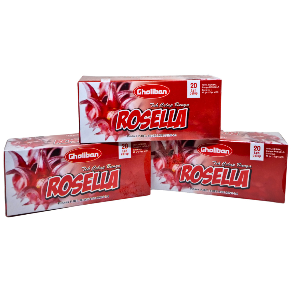 

Teh Celup ROSELLA Herbal Alami Kaya Vitamin C Antioksidan Tinggi