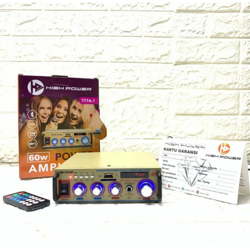 Amplifier karaoke mini bluetooth high power