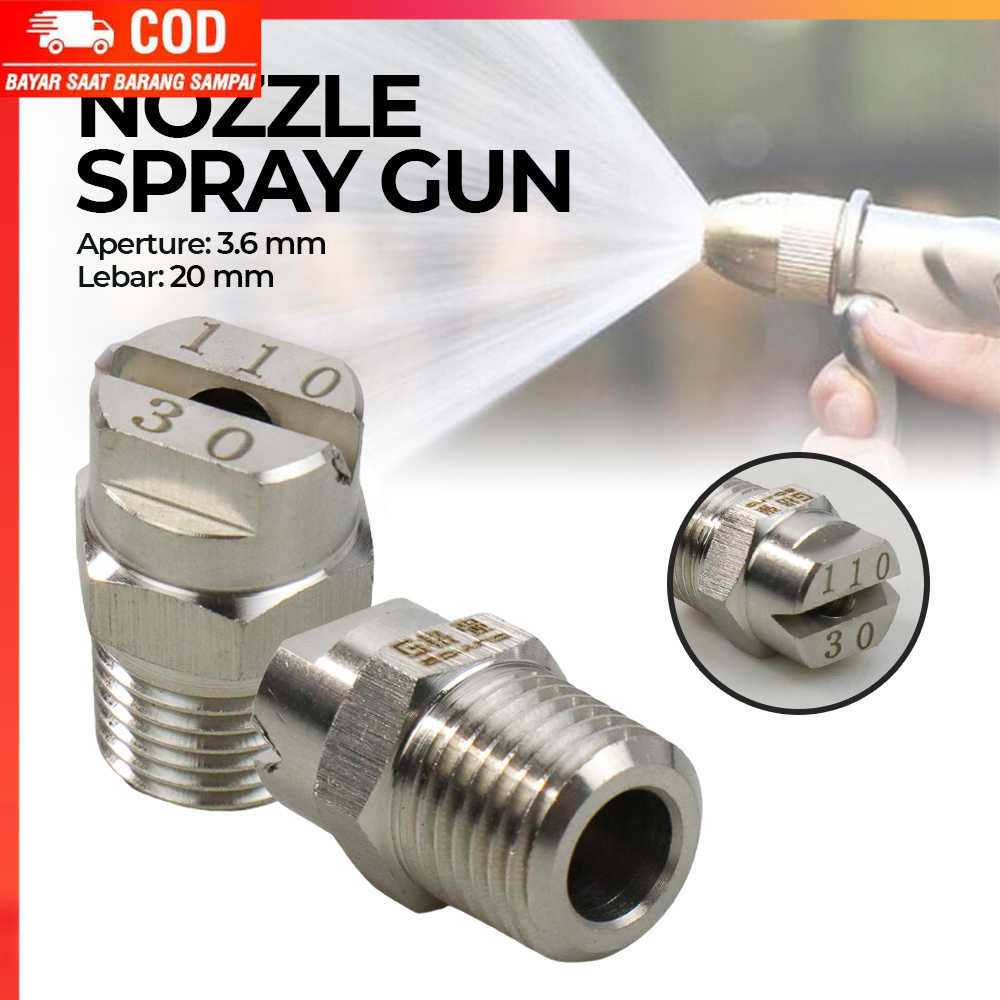 ( 100% BARANG ORI ) MX Nozzle Spray Gun Cuci Mobil Stainless Steel 110 Derajat - MX1