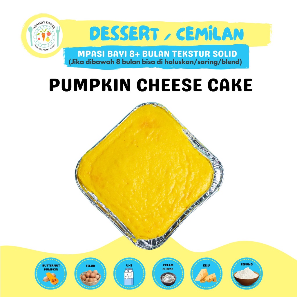 

PUMPKIN CHEESE CAKE (MPASI FROZEN)