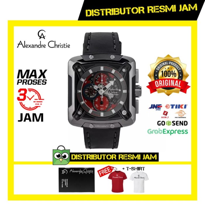 JAM TANGAN ALEXANDRE CHRISTIE ac3039 3039MC 3039 GARANSI RESMI 12BULAN