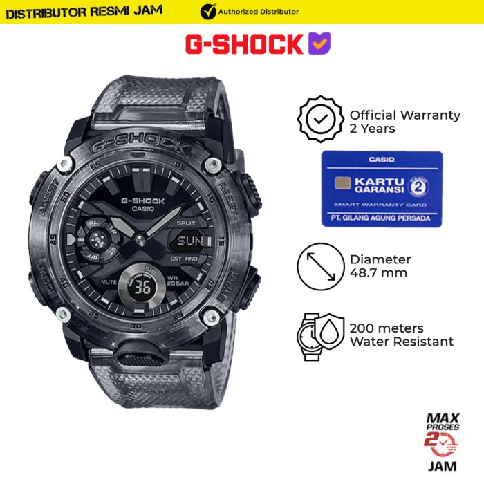 GShock GA-2000SKE-8ADR GA-2000 GA2000SKE GA2000 Garansi Resmi 2 Tahun