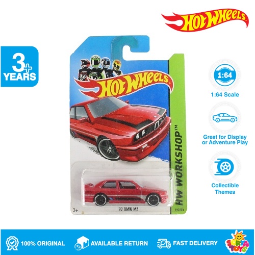 Hot Wheels 92 BMW M3 Red