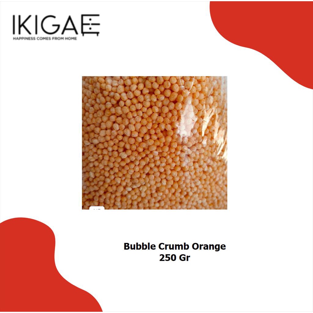 

BUBBLE CRUMBS ORANGE / BUBLE / BUBBLE CRUMB NUGGET 250 GR