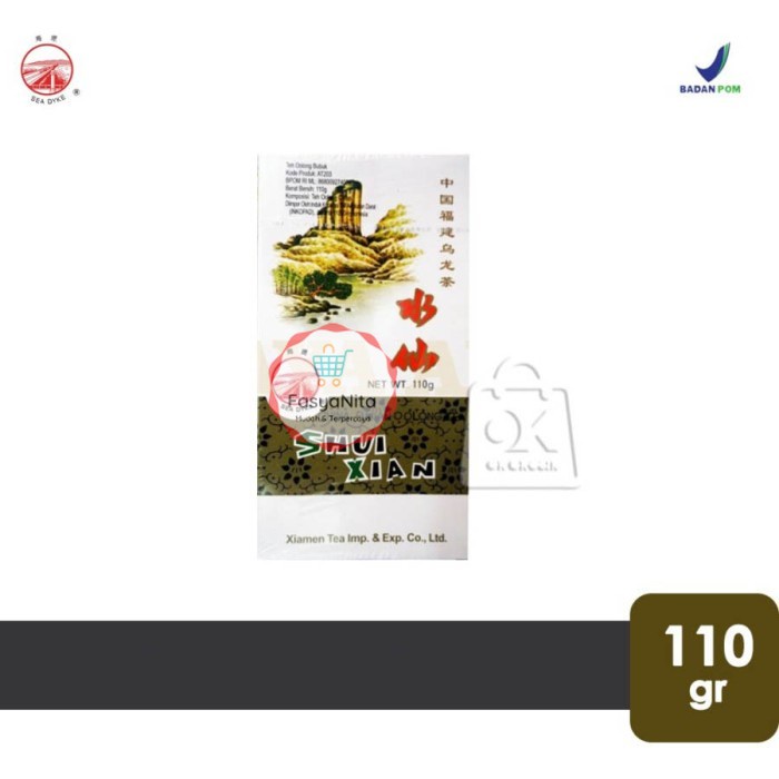 

Teh Oolong Sea Dyke Shui Xian / China Fujian Oolong Tea (110gr ) - FasyAnita Mart Denpasar