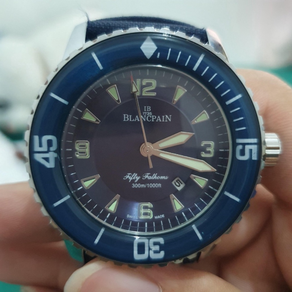 Blancpain Fifty Fathoms Automatique 5015 12B40 NAOA Jam Tangan