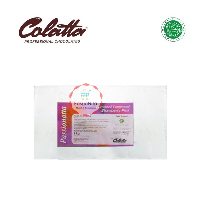 

Colatta passionata 1kg - Strawberry - FasyAnita Mart Denpasar