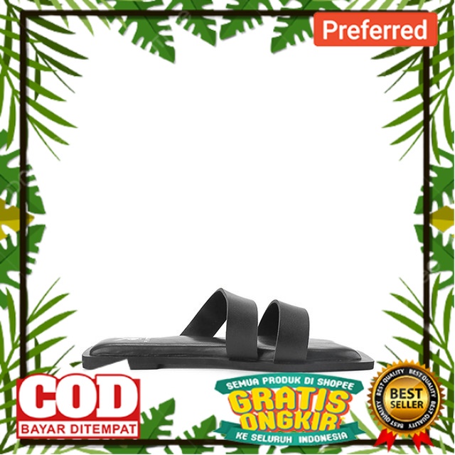 SEPATU SANDAL BEST SELLER TREND TERKINI /Playboy Sandal Wanita Kiara In Black