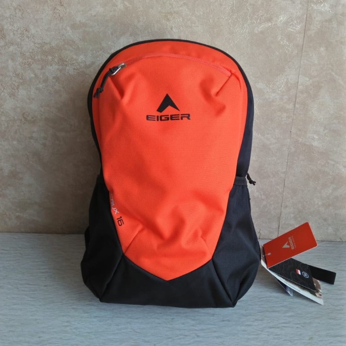 TAS RANSEL EIGER 3887 CRUX 16 BASIC DAYPACK BLK - EIGER TAS CRUX 16 L