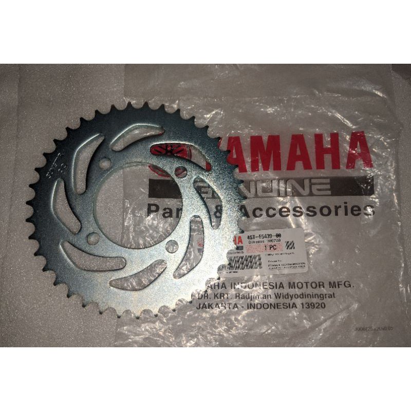 Gear Gir Ger Roda Ban Belakang RXK RXKKing RX King Jupiter Vega Original Yamaha Genuine Parts 4ST-F5