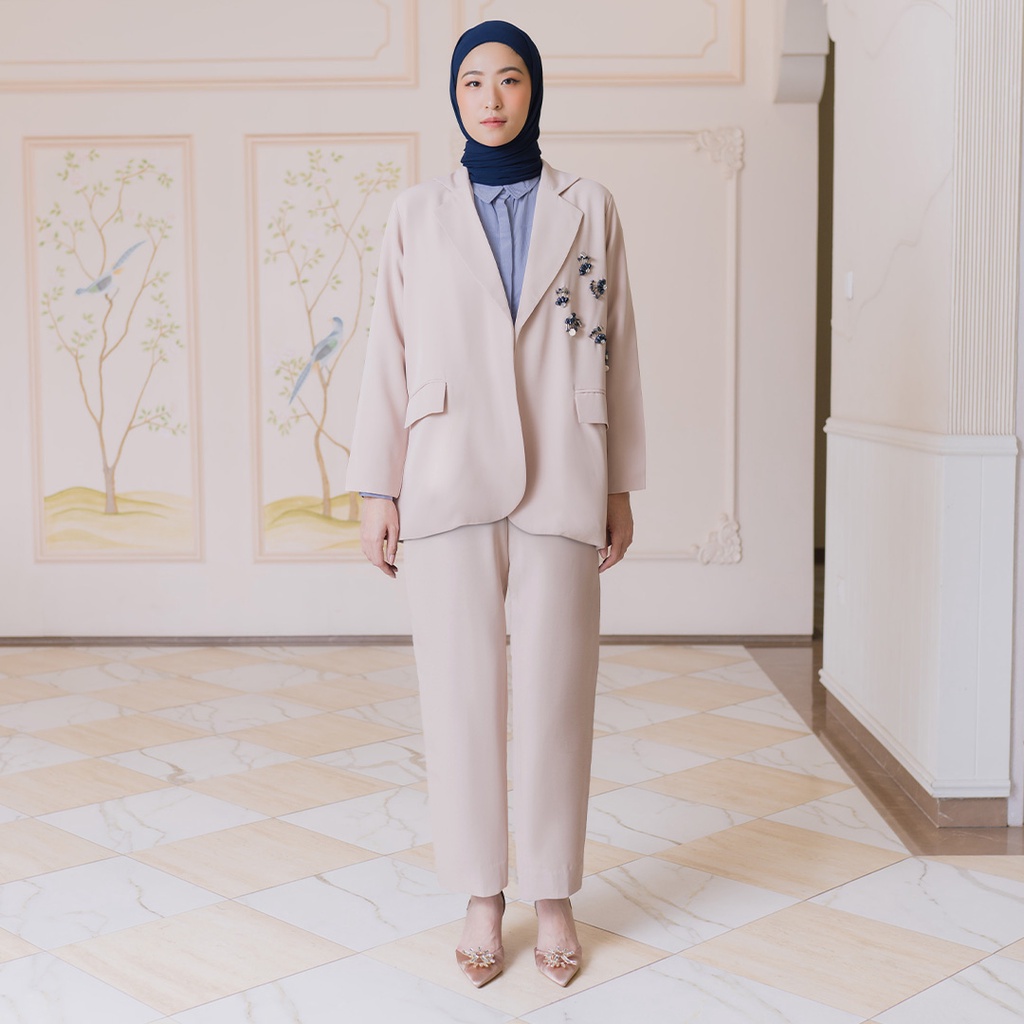 Jenna & Kaia - Outer Wanita - Fadhiya Blazer Pink