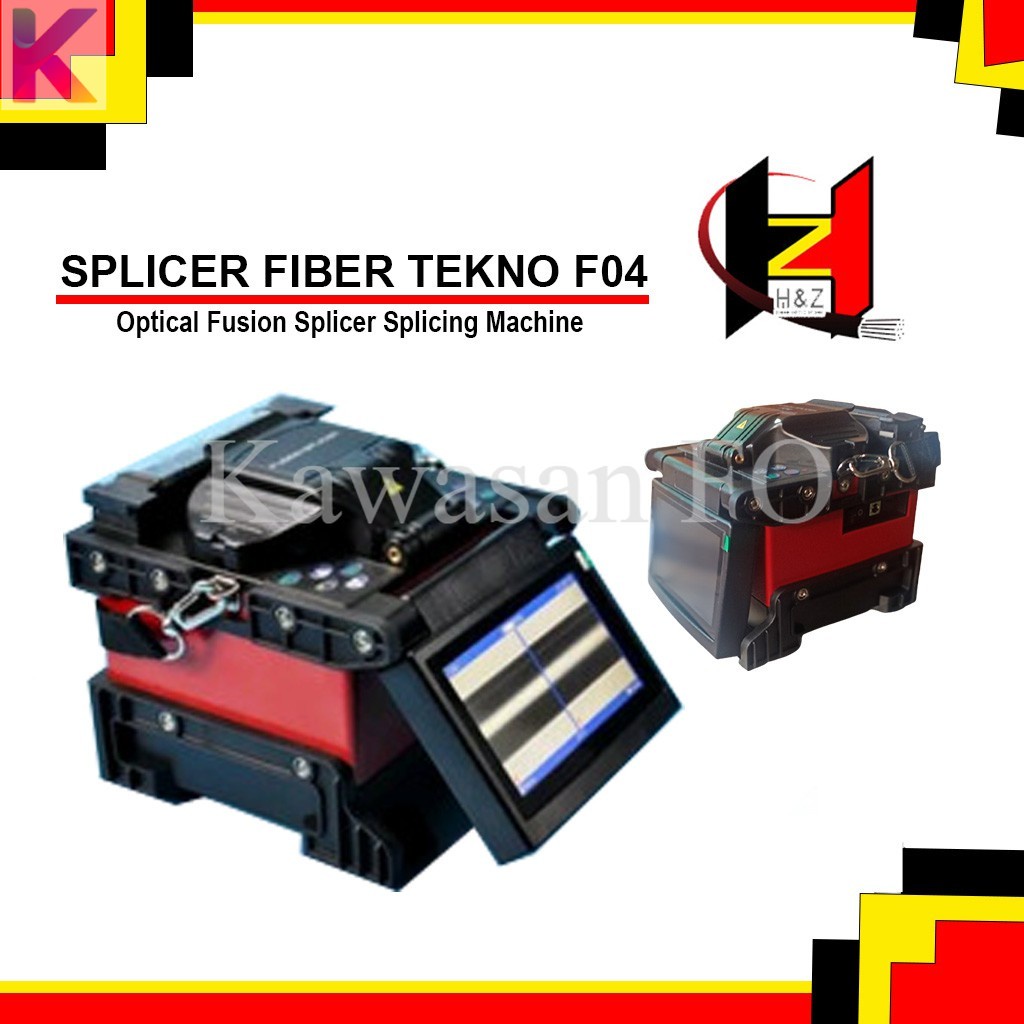 Splicer Fiber Tekno F04/Fusion Splicer F04 Fiber Tekno/Alat Sambung Fiber Optik
