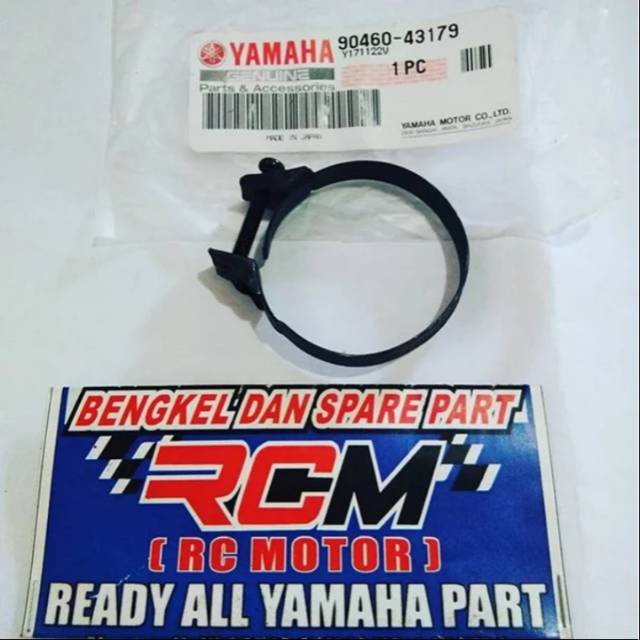 90460-43179 CLAMP HOSE KLEM MANIFOLD KE KARBURATOR RXKING RX KING RXK RX-K DT100 DT-100 JUPITER Z JU