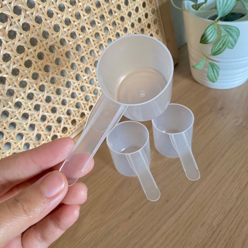 Spoon sendok takar sendok ukur deterjen bubuk detergent powder susu milk 35 gram transparan