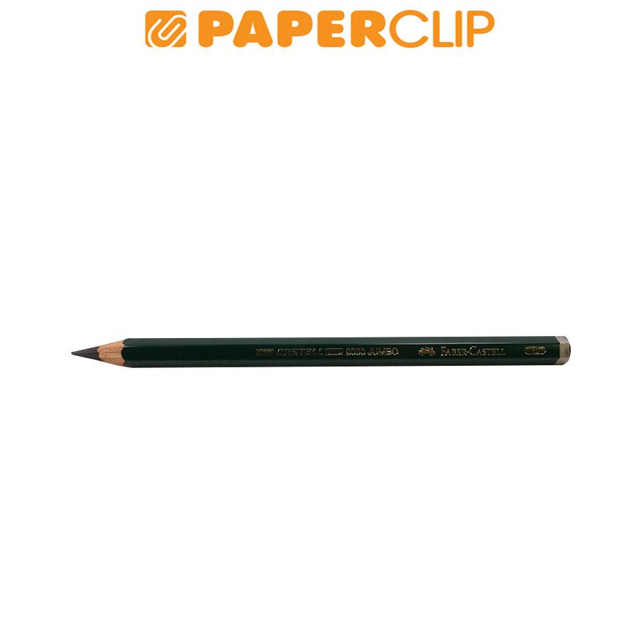 

PENSIL KAYU / GRAPHITE PENCIL FABER CASTELL 9000 JUMBO 6B