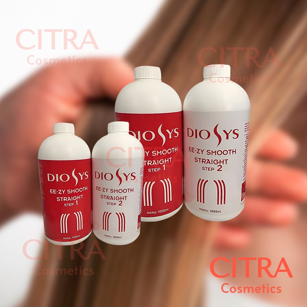 Citra Cosmetic –  Diosys EE-ZY Smooth Straight Step 1 Step 2 1000ml Obat Pelurus Rambut Permanen