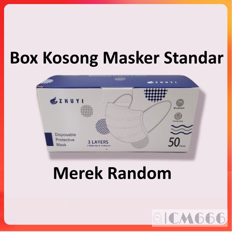 Box Kosong Masker Earloop Standar