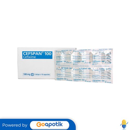 CEFSPAN 100 MG STRIP 10 KAPSUL
