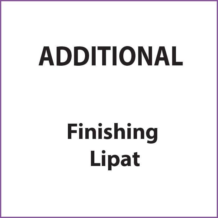 

[Promo]New Additional Tambahan Finishing Lipat