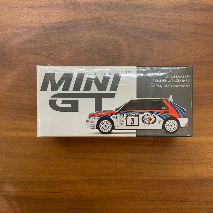 MINI GT minigt 322 LANCIA DELTA INTEGRALE #3 1992 LAKES WINNER LP27