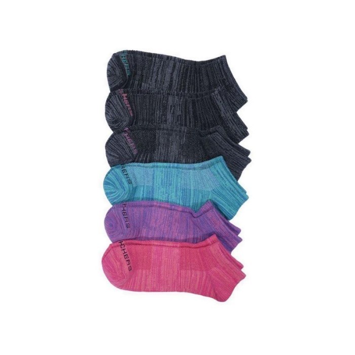 [KIA] Kaos Kaki SKECHERS Cewek 6 Pasang Original