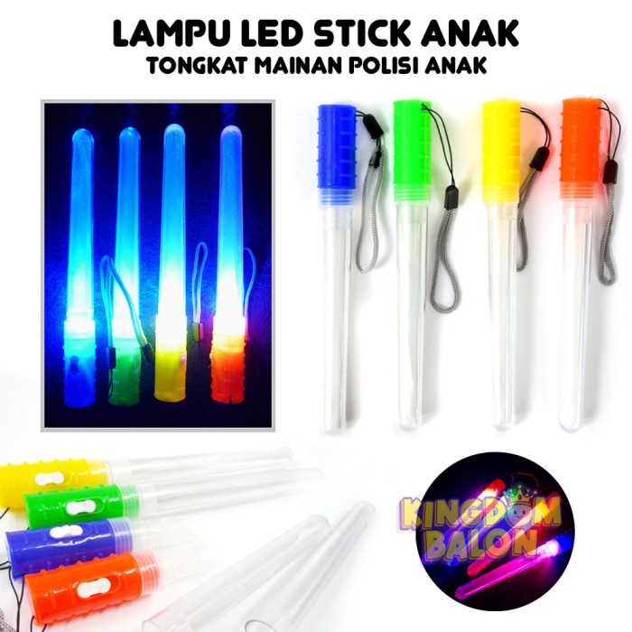 Stick Lampu Lightstick / Stick Led Polisi Anak / Stick Party Led Lampu