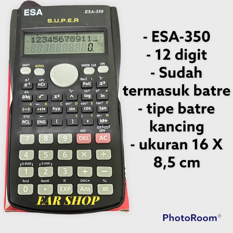 

KALKULATOR SCIENTIFIC ESA-350KT