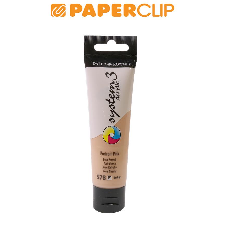 

ACRYLIC COLOR DALER ROWNEY SYSTEM3 59ML 129059578 PORTRAIT PINK