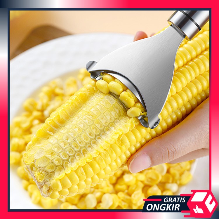Gratis Ongkir - H5990 Peraut Jagung Stainless Steel / Pisau Penyerut Biji Jagung / Peeler Jagung Pra