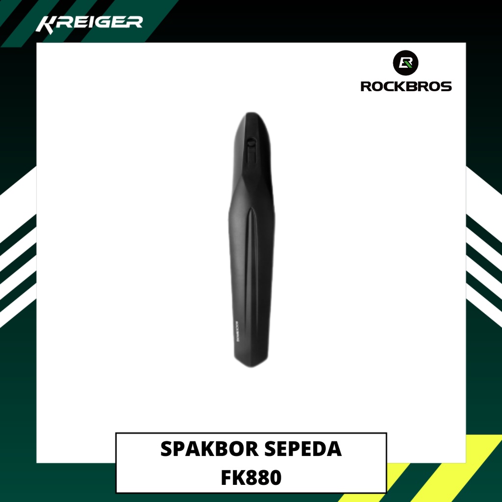 Spakbor Sepeda Rockbros FK880 Telescopic Fender Tail Ligh Road Bike Bicycle BMX MTB