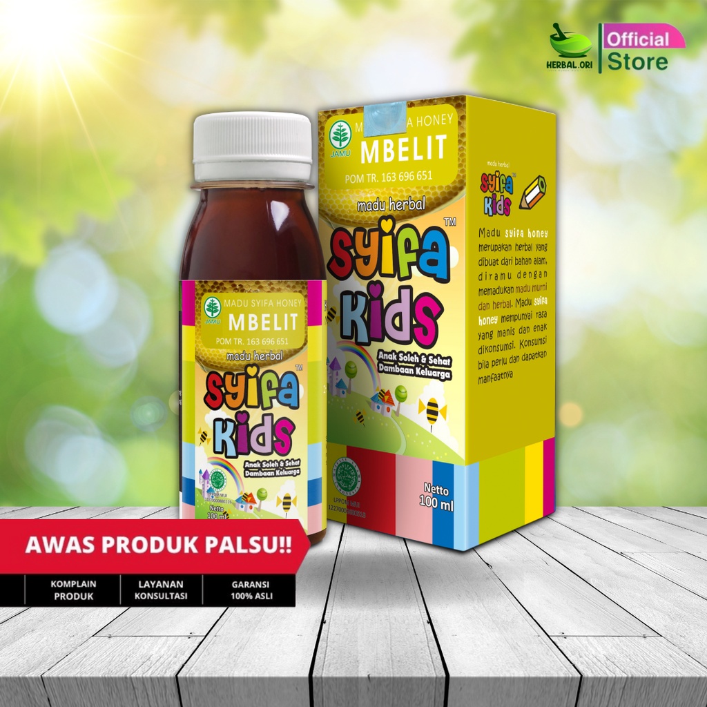 

Hiu Herbal Indo Utama Madu Anak Syifa Kids Mbelit (100ml) Mengatasi Sembelit pada Anak