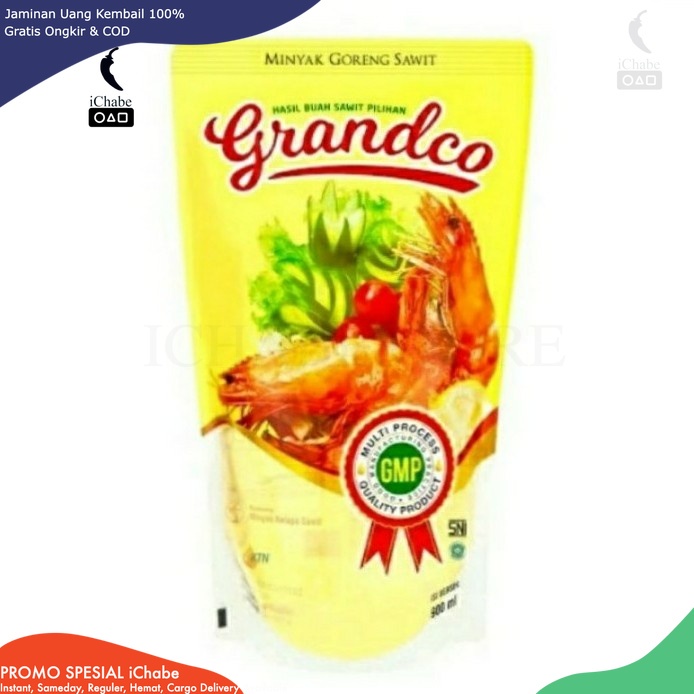 

(BISA COD) DS Minyak Goreng Grandco 1 Liter 1000ML