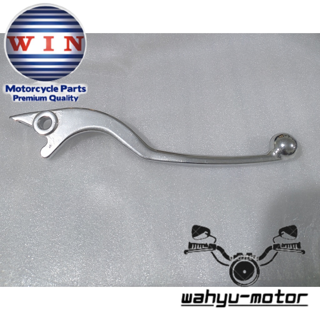 Wm - Handel Rem Kiri / Kanan Scoopy 110 FI 2013 2014 2015 2016 Silver | brake handle lever WIN | tua
