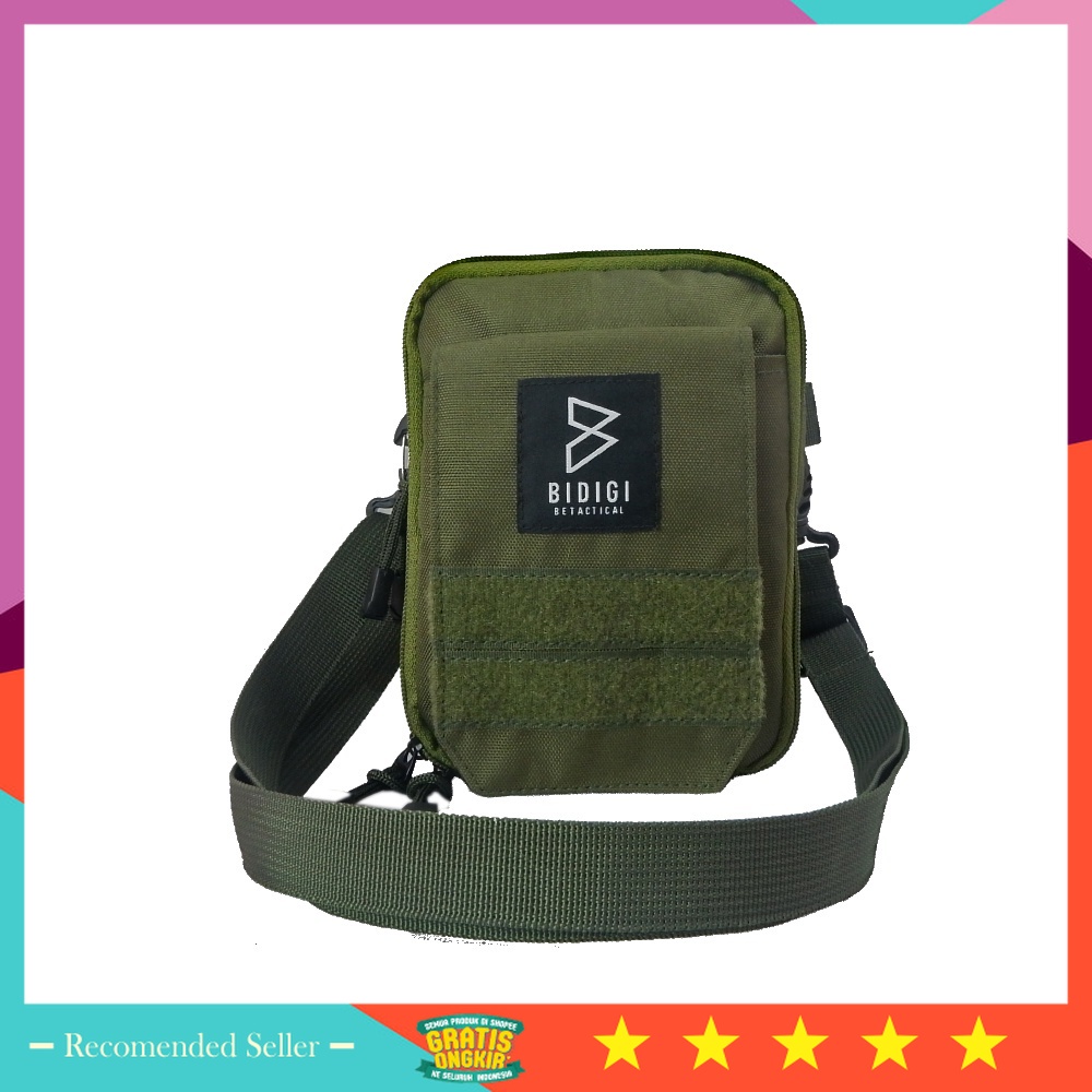 Selempang Murah Bahan Kuat Awet Premium Branded - TAS SELEMPANG PRIA TACTICAL ARMY BIDIGI BLAST