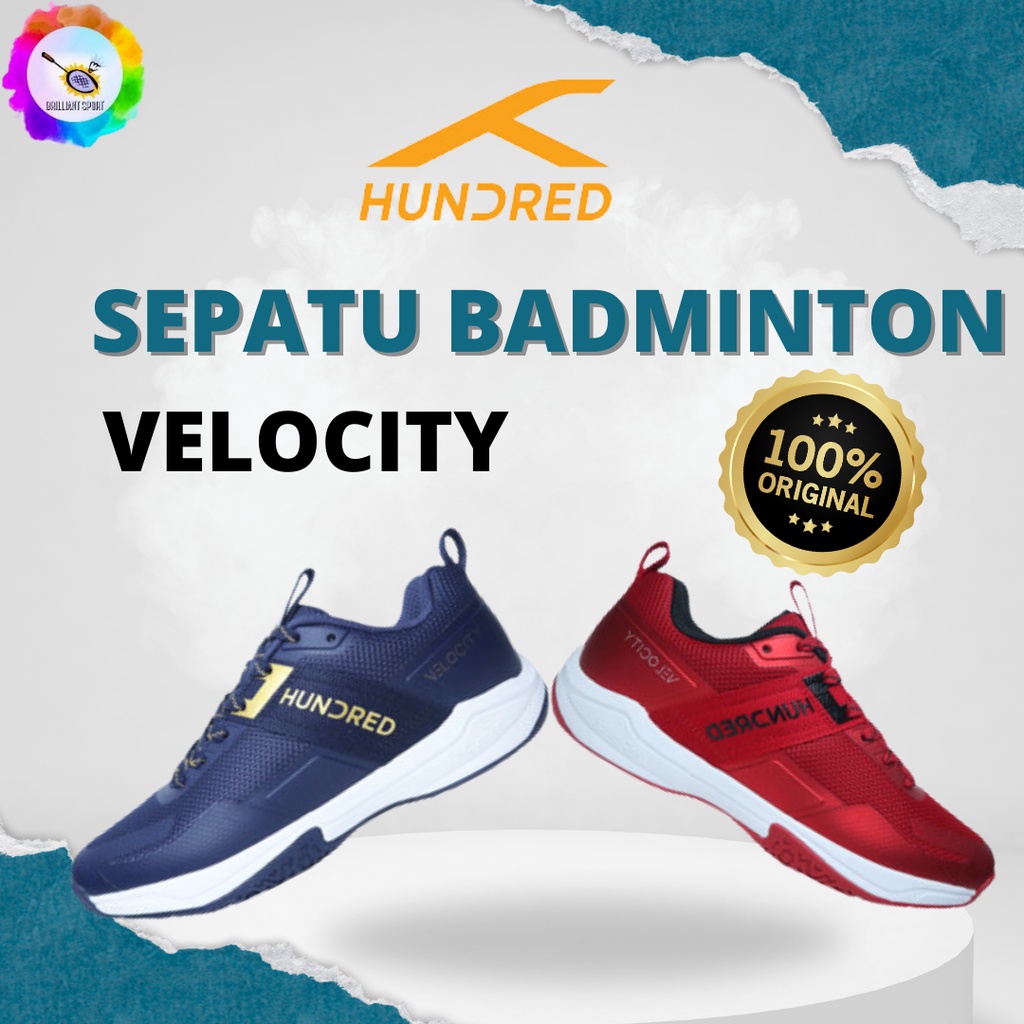 SEPATU BADMINTON HUNDRED VELOCITY HNDRD VELOCITY ORIGINAL