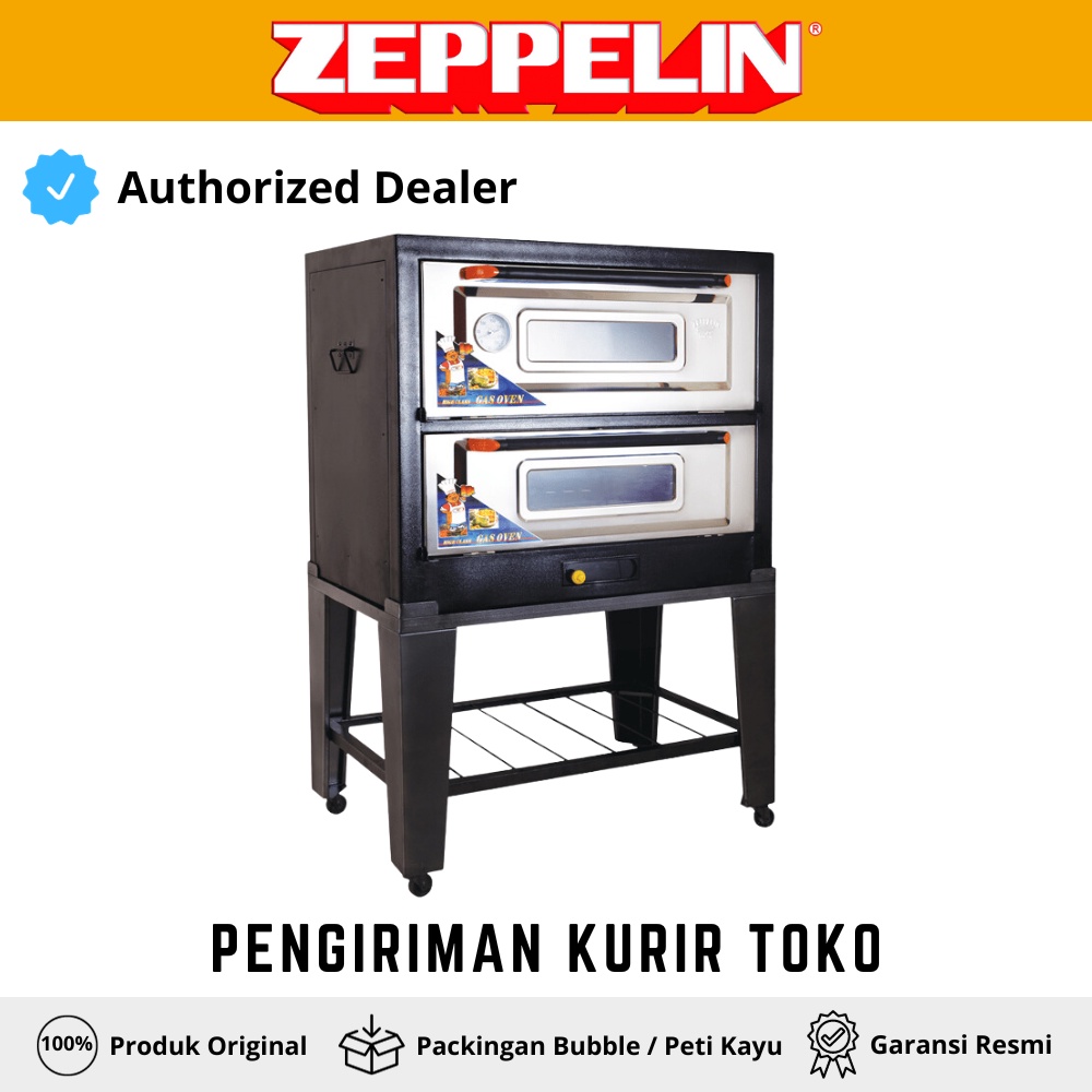 Black Oven 2 Deck Zeppelin 90 Cm Oven Gas Non Pemantik Garansi Resmi