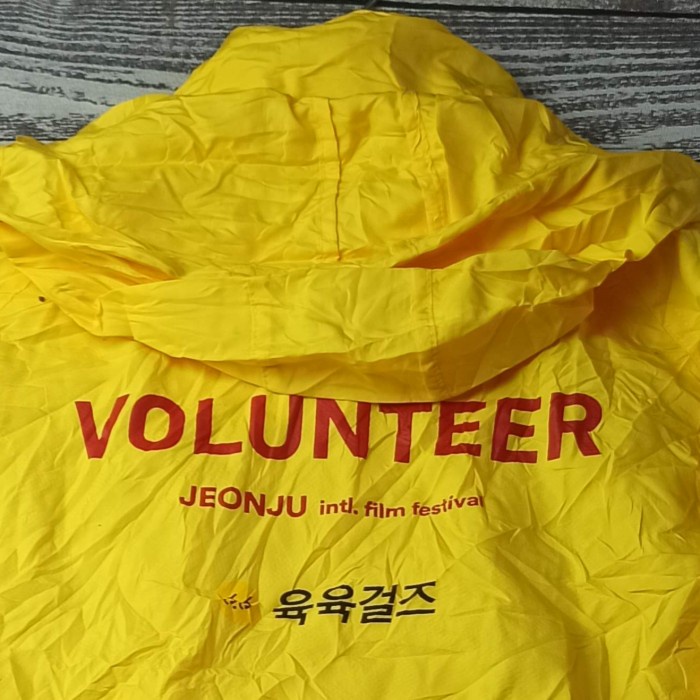 JAKET CASUAL SPORTY UNISEX WARNA KUNING LEMON BRAND 66 GINBO SIZE L