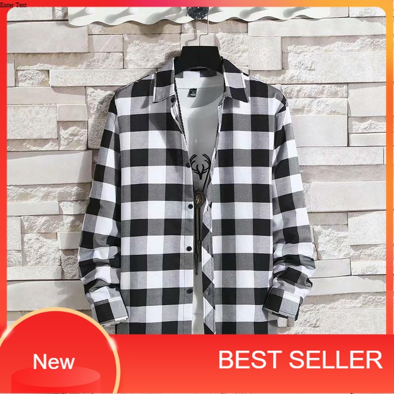 REALPICT Premium Original Berkualitas Baju Kemeja Flanel Unisex Pria Wanita Dewasa Lengan Panjang Pr