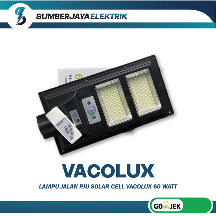 Lampu jalan PJU Solar Cell Vacolux 60 Watt 60W