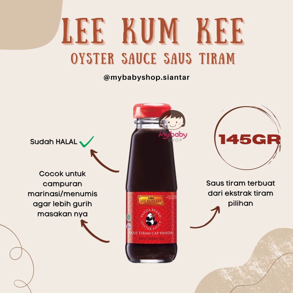 

LEE KUM KEE Oyster Sauce Saus Tiram Panda 145 gr