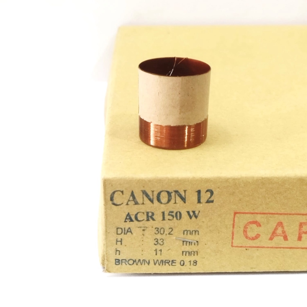 Spool Speaker 12inch Canon ACR 150W Spul