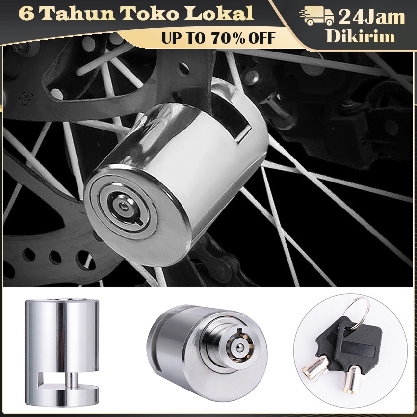 Kunci Disc Kunci Cakram Motor / Kunci Gembok Cakram / Kunci Gembok Disc Cakram Bulat