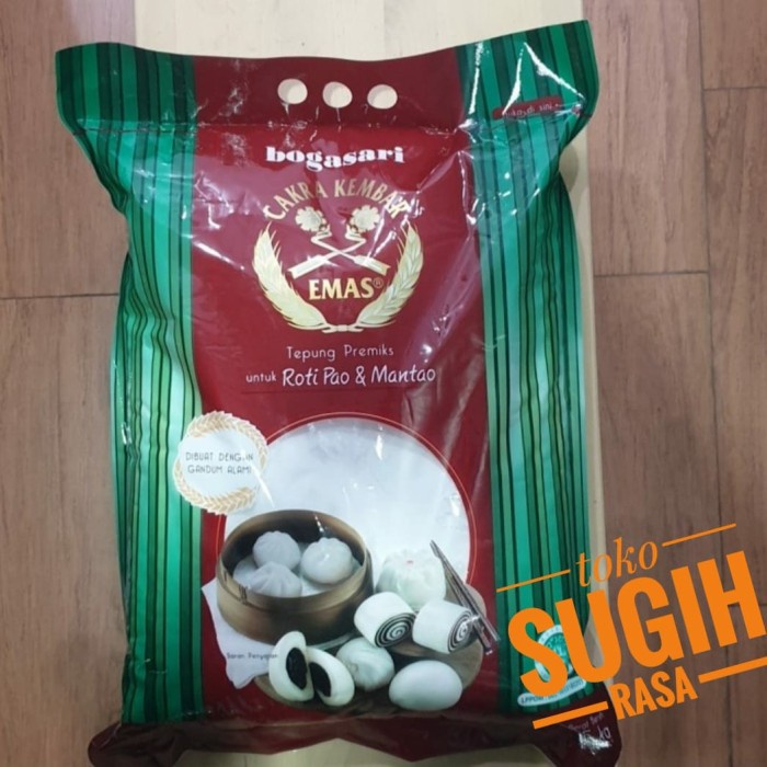 

[Big Sale] Tepung Bogasari Cakra Emas Pao 5 Kg