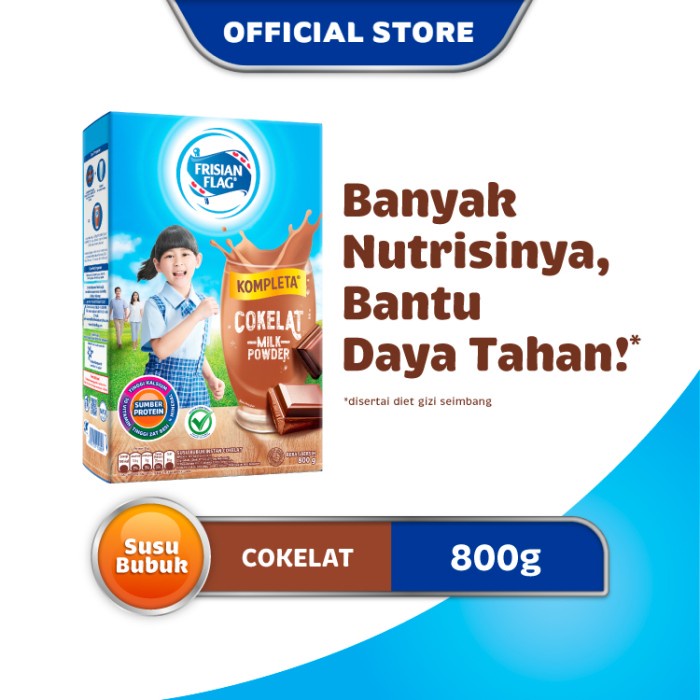 

[Big Sale] Frisian Flag Kompleta Susu Bubuk Keluarga Cokelat 800g