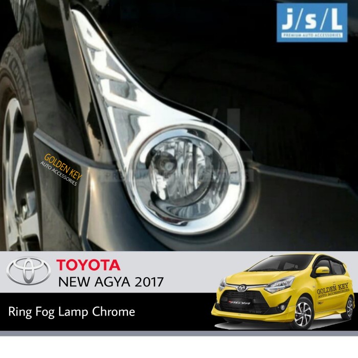 JSL Ring Fog Lamp New Agya 2017 Fog Lamp Cover Chrome